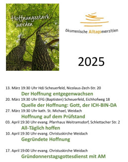 Exerzitien 2025