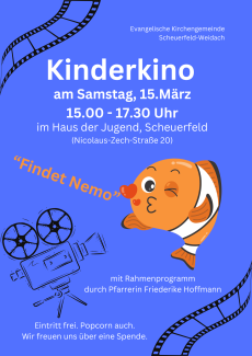 Kinderkino Findet Nemo