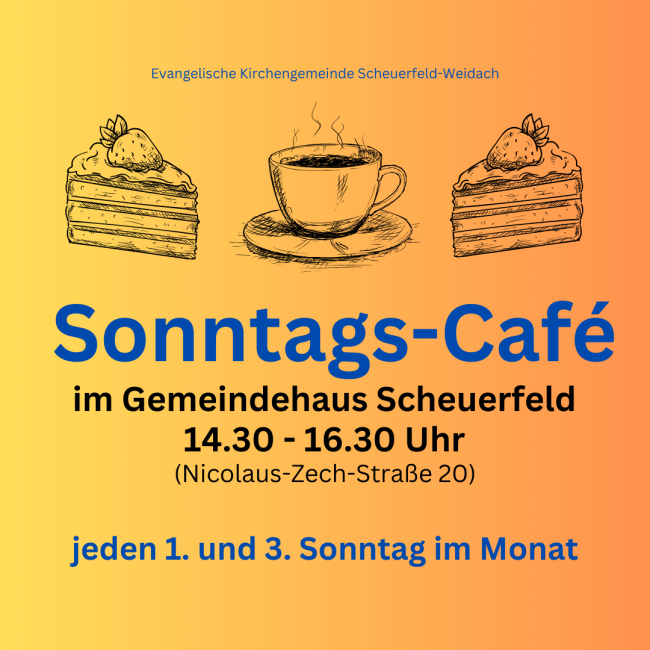 Sonntagscafe orange