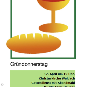 Gründonnerstag 25